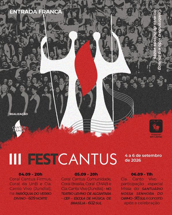 III Festcantus reúne corais de Brasília e Jundiaí em três dias de música e encontros